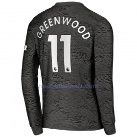 Maillot de Foot Manchester United Greenwood 11 Extérieur 2020-21 Manches Longues